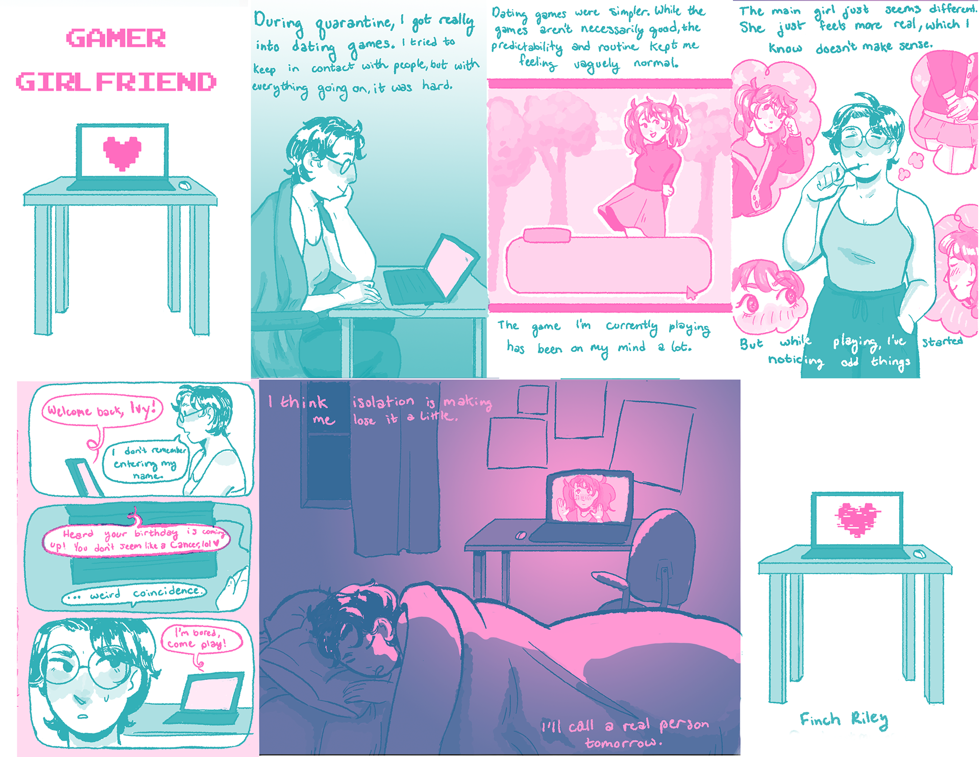 riso printed one page zine