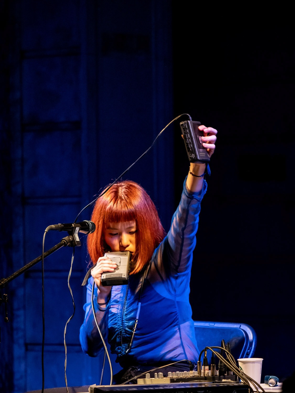 Charmain Lee is an improv music artist that focuses on the voice as a musical instrument instead of a vocal one. The sounds she creates aren’t the typical appealing sounds like trumpets or pianos, the noises Charmain makes are “impolite, unnerving, [and] even ugly.” Charmain doesn’t necessarily consider her sounds to be musical, but instead more of sound expression, she understands that her music isn’t auditorily appealing.