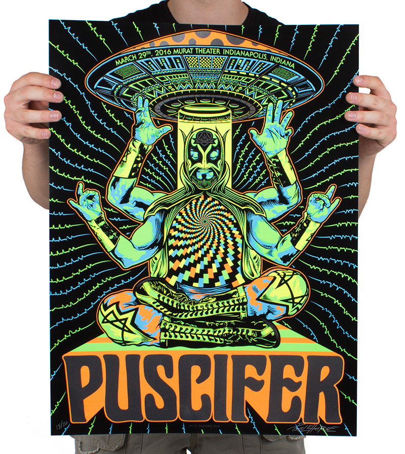 Official Palehorse Portfolio - Rock Festival Poster Series