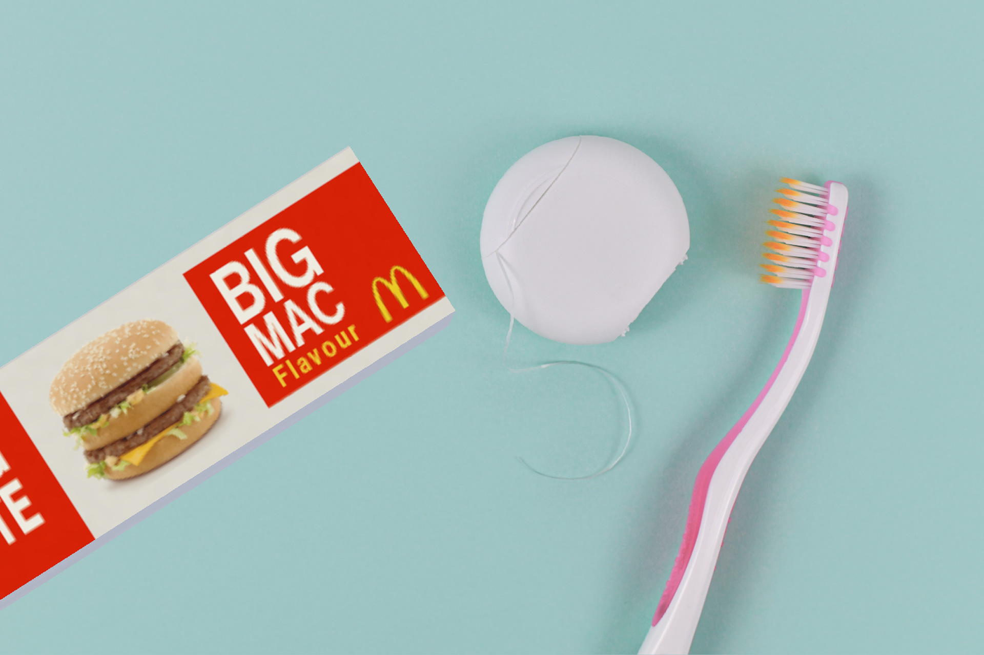 McDonald's Toothpaste Packaging