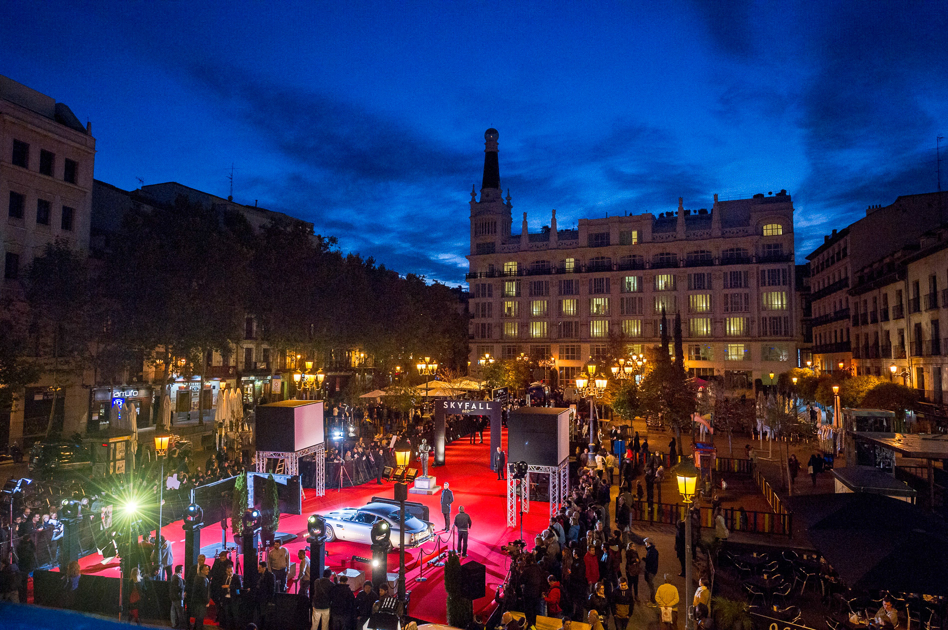 Premier Skyfall in Madrid.