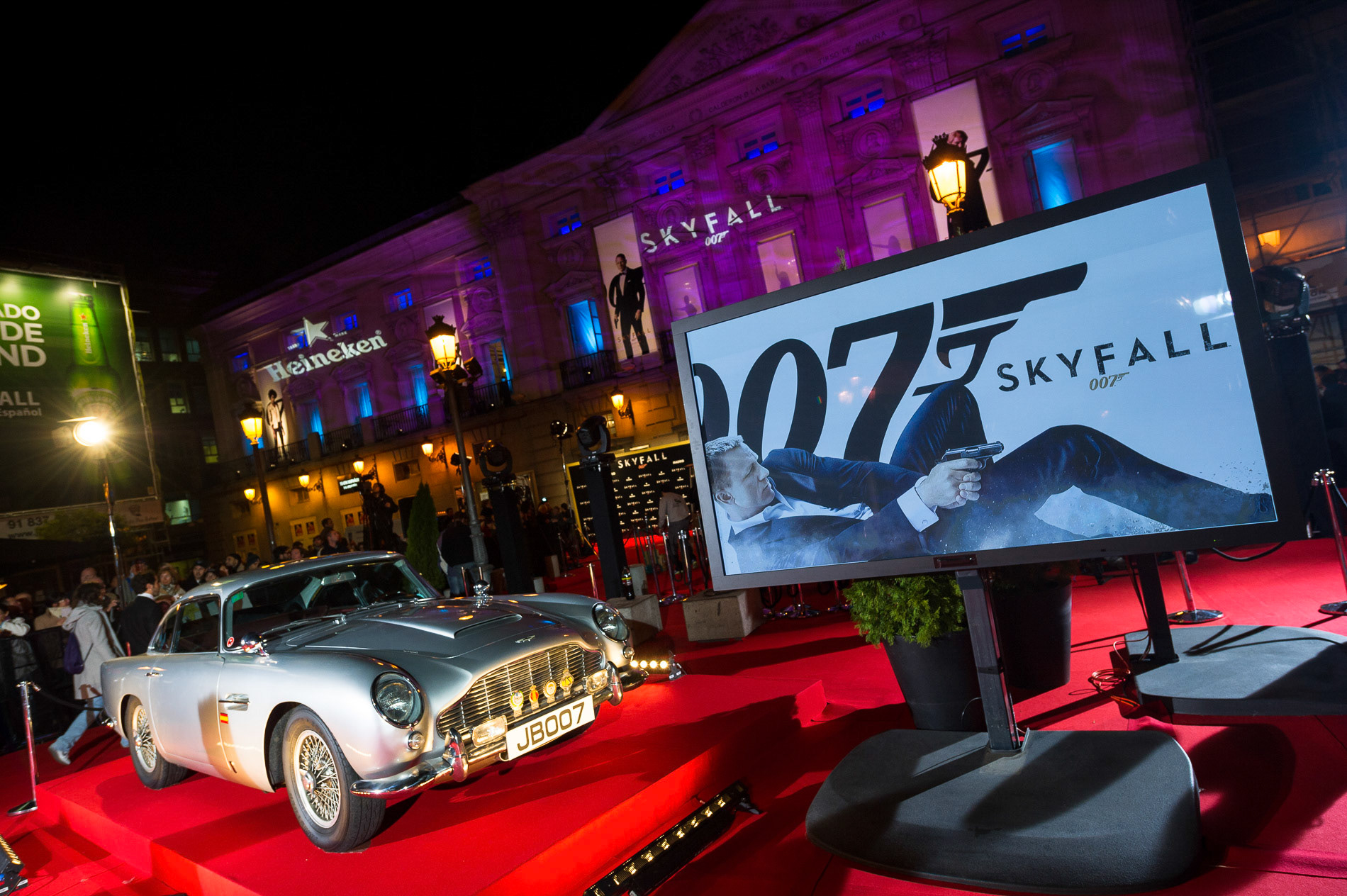 Premier Skyfall in Madrid.