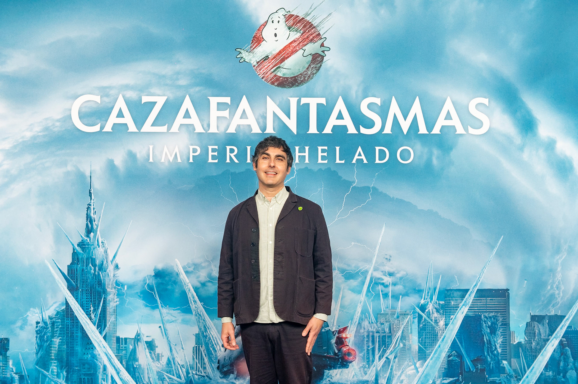 MADRID, SPAIN - MARCH 18: Gil Kenan attends the "Cazafantasmas: El Imperio Helado" Madrid photocall at Hotel Mandarin Oriental Ritz on March 18, 2024 in Madrid, Spain. (Photo by Goyo Conde/ Sony Pictures Entertainment Iberia)