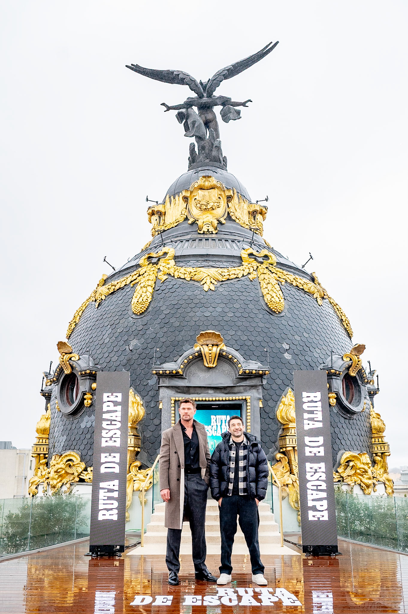 Madrid, Metropolitan Building. 27/01/2026 The Actor Chris Hemsworth and Director Burt Layton attend to the press. Photo SONY PICTURES SPAIN/Goyo Conde