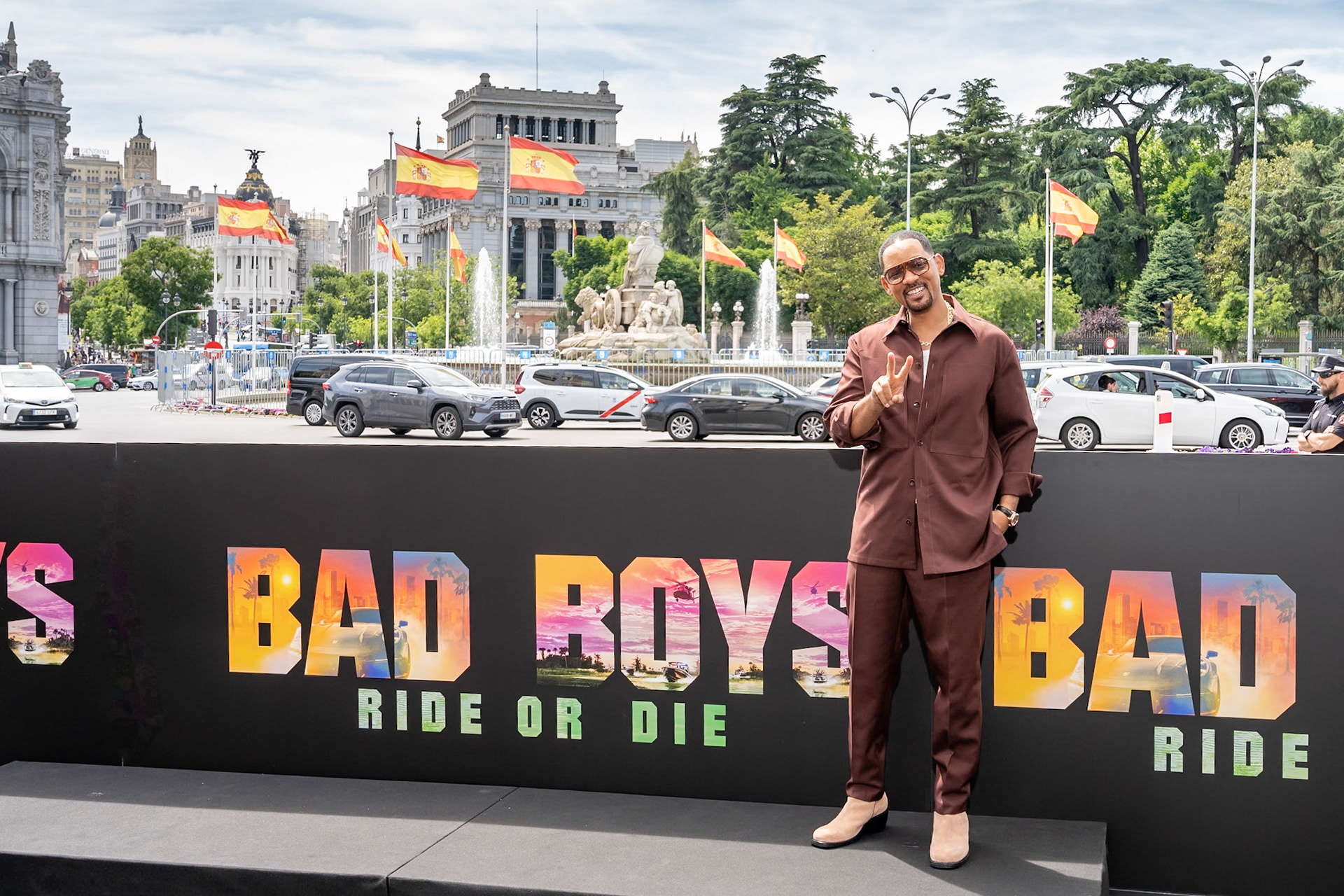 Madrid, Spain - May 26, 2024: Will Smith attends a photo call for Columbia Pictures BAD BOYS: RIDE OR DIE at Cibeles Place.