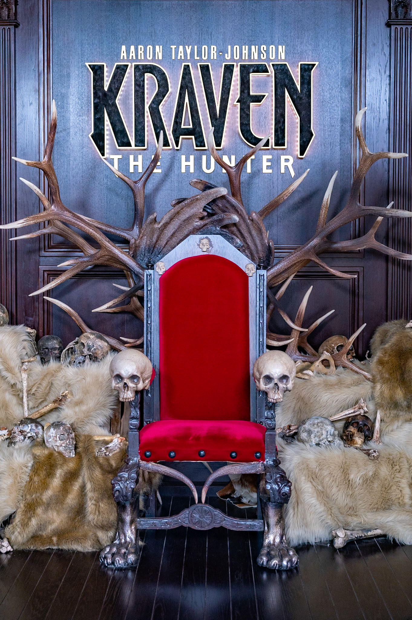 FUENCARRAL, MADRID, SPAIN - DECEMBER 03 2024. Aaron Taylor-Johnson presents the film 'Kraven the Hunter' in Madrid, on December 3, 2024, in Madrid, Spain. (Photo Goyo Conde, by Sony Pictures Spain).