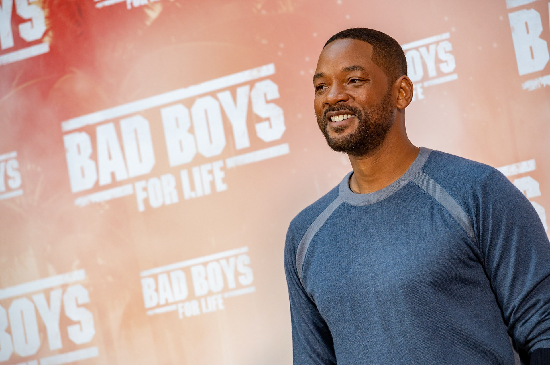 Madrid-España 08.01.2020: Will Smith atiende a la prensa en el photocall de presentacion de l apelicula para Sony Pictures´ BAD BOYS FOR LIFE