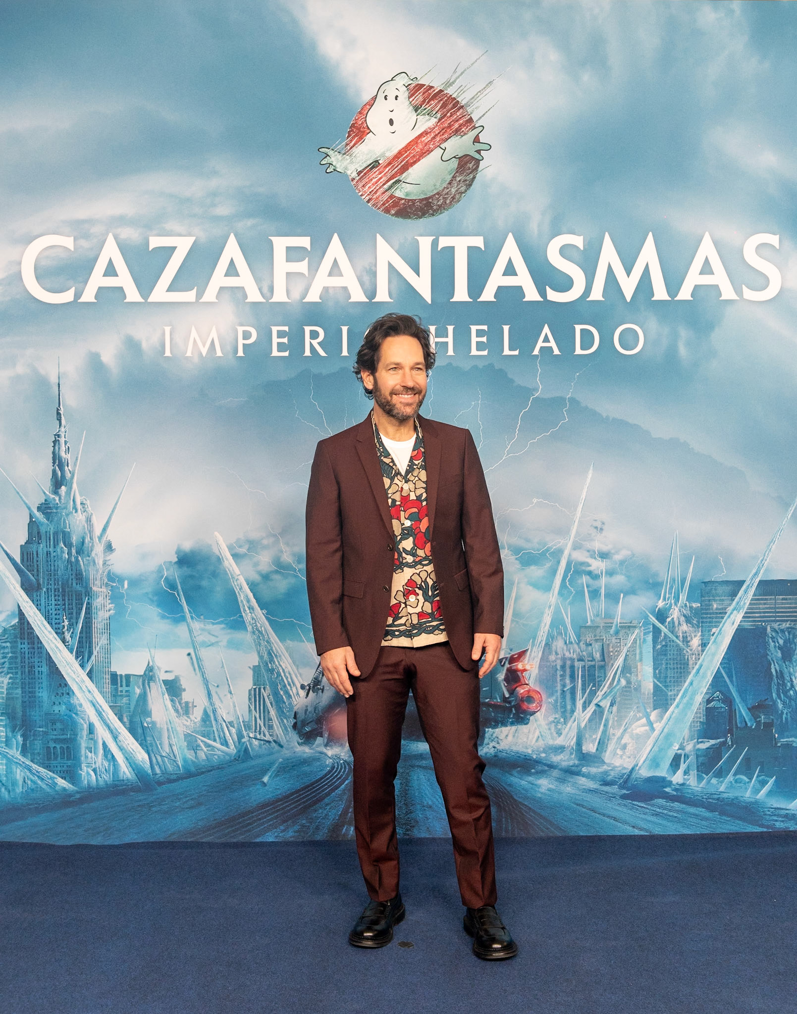 MADRID, SPAIN - MARCH 18: Actor Paul Rudd poses during the photocall for the movie 'Ghostbusters: Frozen Empire' at the Mandarin Oriental Ritz Hotel, March 18, 2024, in Madrid, Spain. (Photo Goyo Conde/ Sony Pictures Entertainment Iberia)