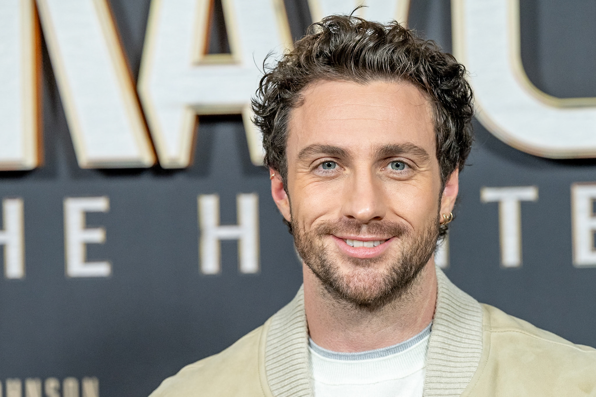 FUENCARRAL, MADRID, SPAIN - DECEMBER 03 2024. Aaron Taylor-Johnson presents the film 'Kraven the Hunter' in Madrid, on December 3, 2024, in Madrid, Spain. (Photo Goyo Conde, by Sony Pictures Spain).