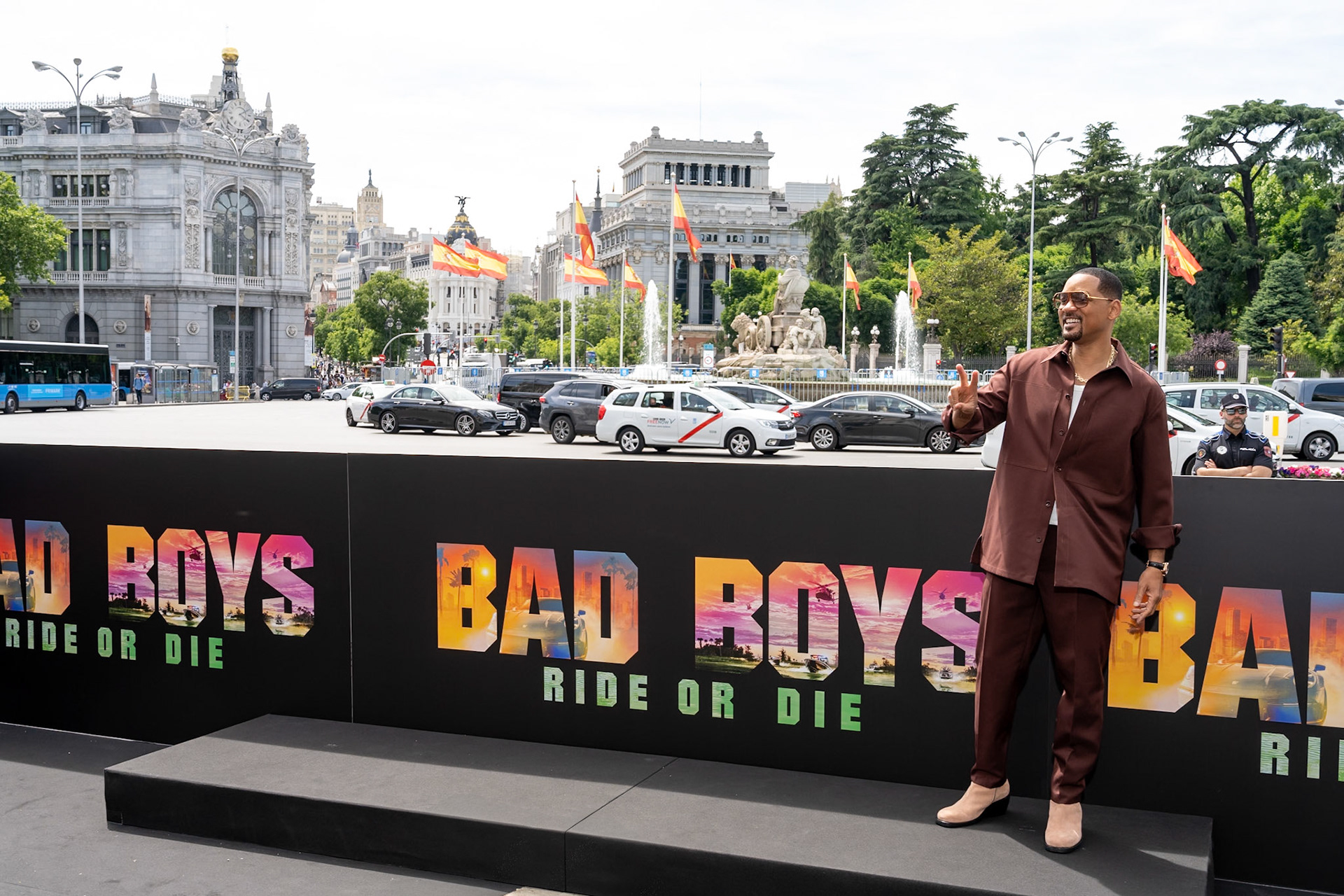 Madrid, Spain - May 26, 2024: Will Smith attends a photo call for Columbia Pictures BAD BOYS: RIDE OR DIE at Cibeles Place.