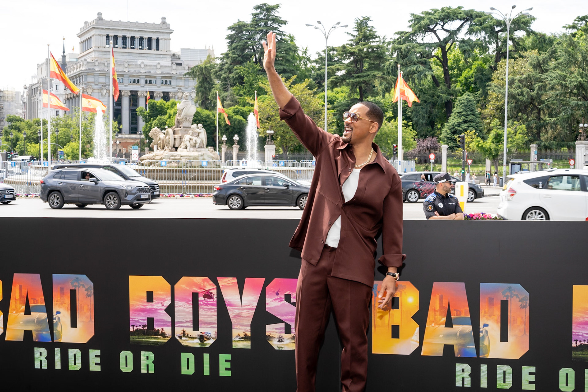 Madrid, Spain - May 26, 2024: Will Smith attends a photo call for Columbia Pictures BAD BOYS: RIDE OR DIE at Cibeles Place.