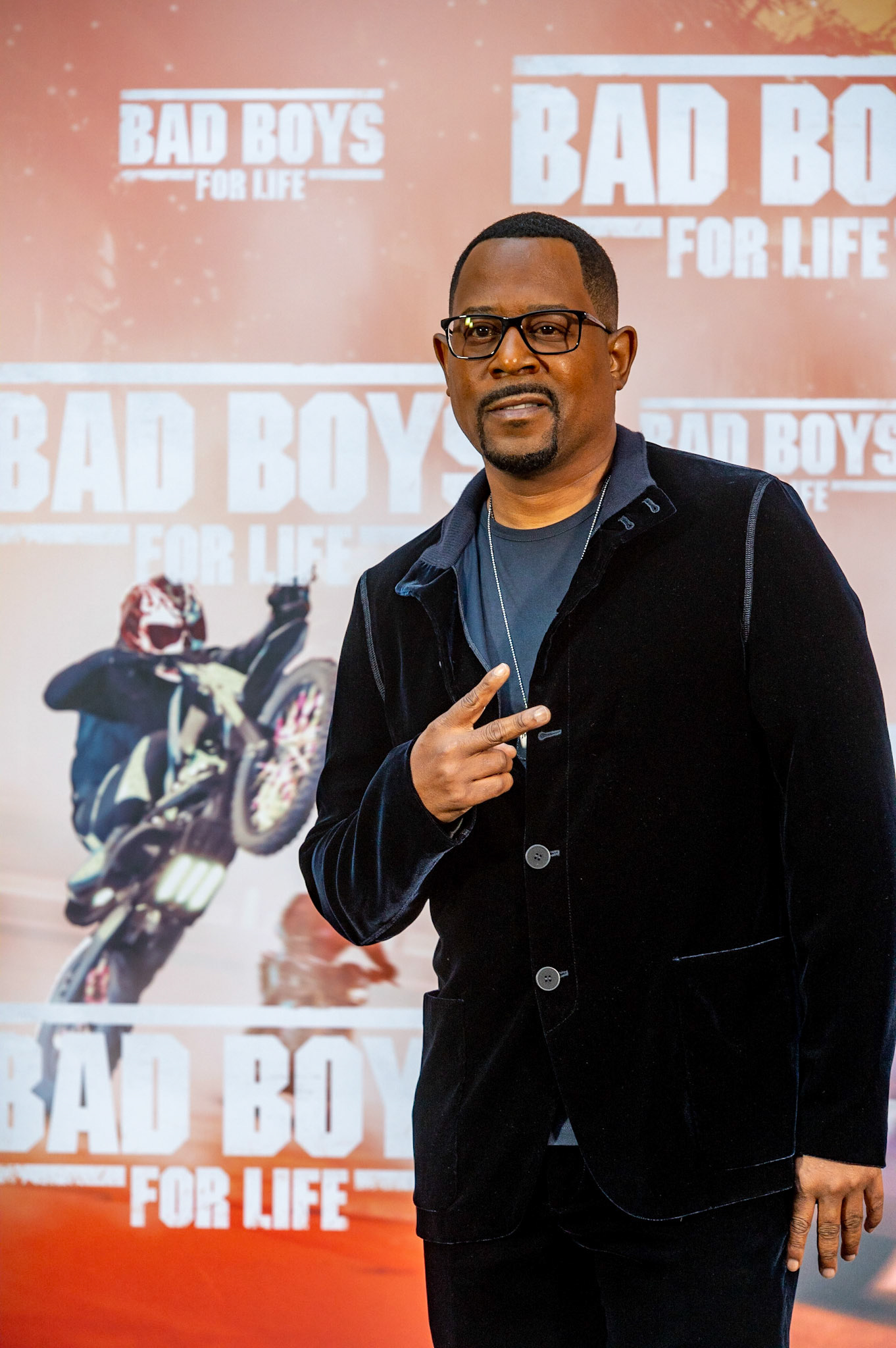 Madrid-Spain 08.01.2020: Martin Lawrence attends to the press at the presentation photocall of the appellate for Sony Pictures´ BAD BOYS FOR LIFE