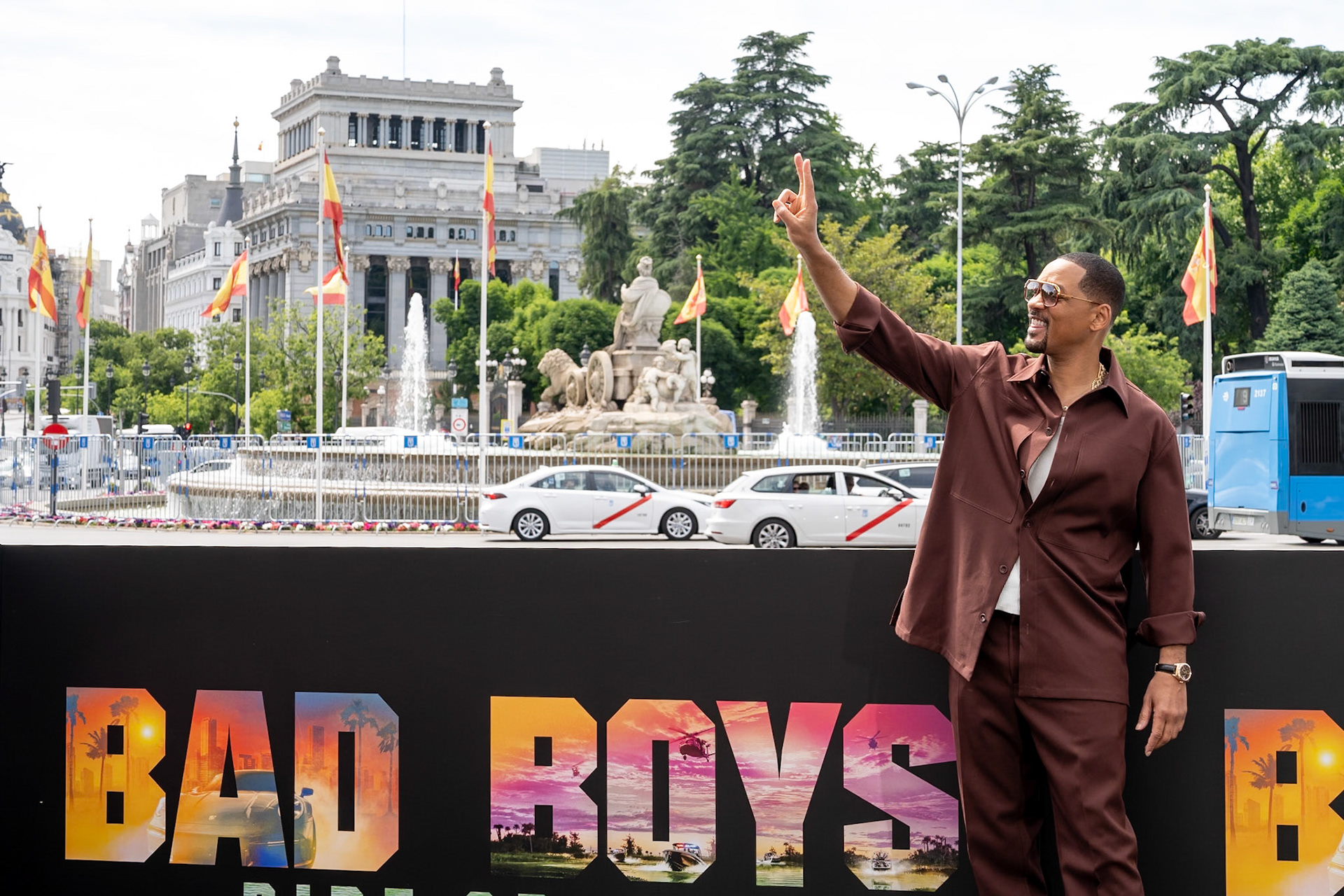 Madrid, Spain - May 26, 2024: Will Smith attends a photo call for Columbia Pictures BAD BOYS: RIDE OR DIE at Cibeles Place.