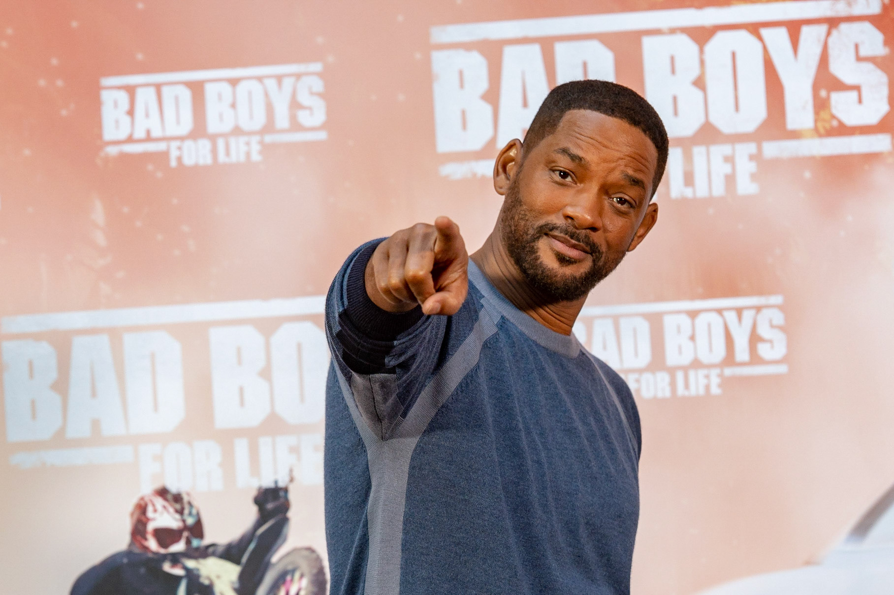 Madrid-España 08.01.2020: Will Smith atiende a la prensa en el photocall de presentacion de l apelicula para Sony Pictures´ BAD BOYS FOR LIFE