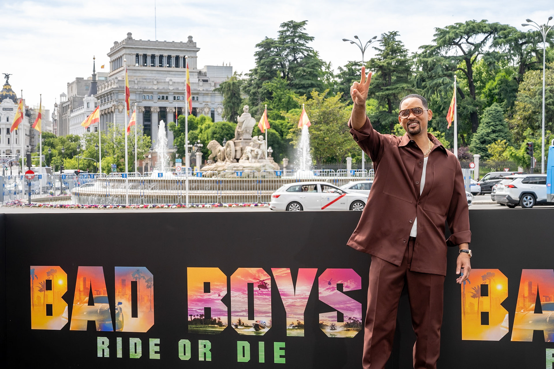 Madrid, Spain - May 26, 2024: Will Smith attends a photo call for Columbia Pictures BAD BOYS: RIDE OR DIE at Cibeles Place.