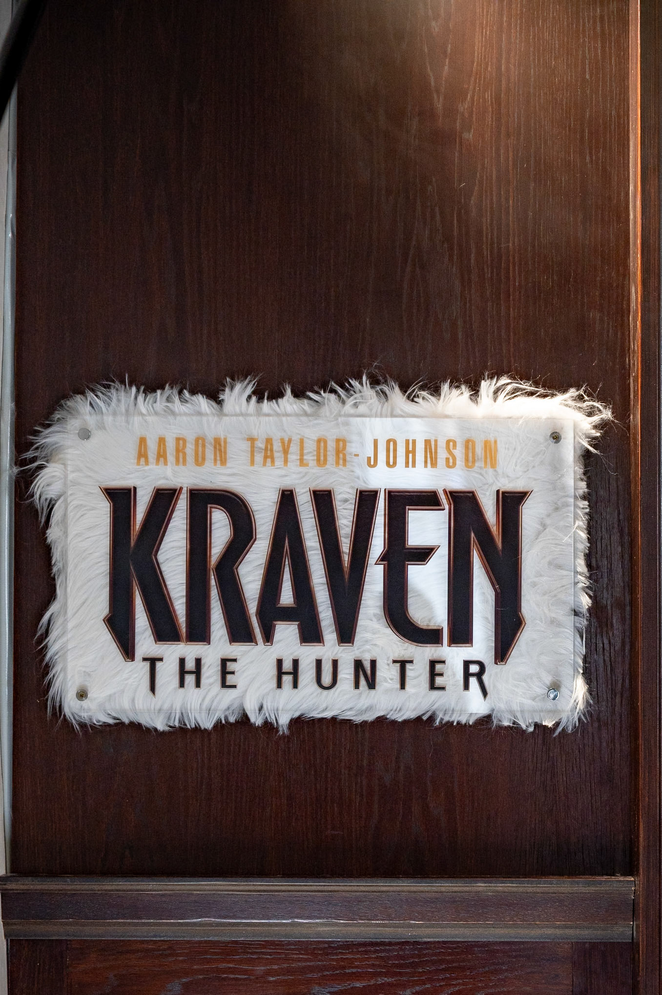 FUENCARRAL, MADRID, SPAIN - DECEMBER 03 2024. Aaron Taylor-Johnson presents the film 'Kraven the Hunter' in Madrid, on December 3, 2024, in Madrid, Spain. (Photo Goyo Conde, by Sony Pictures Spain).