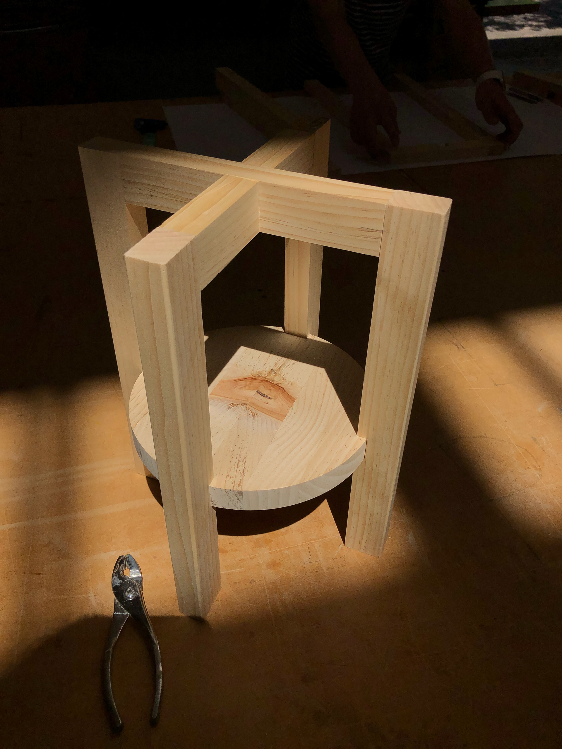 making of little stool