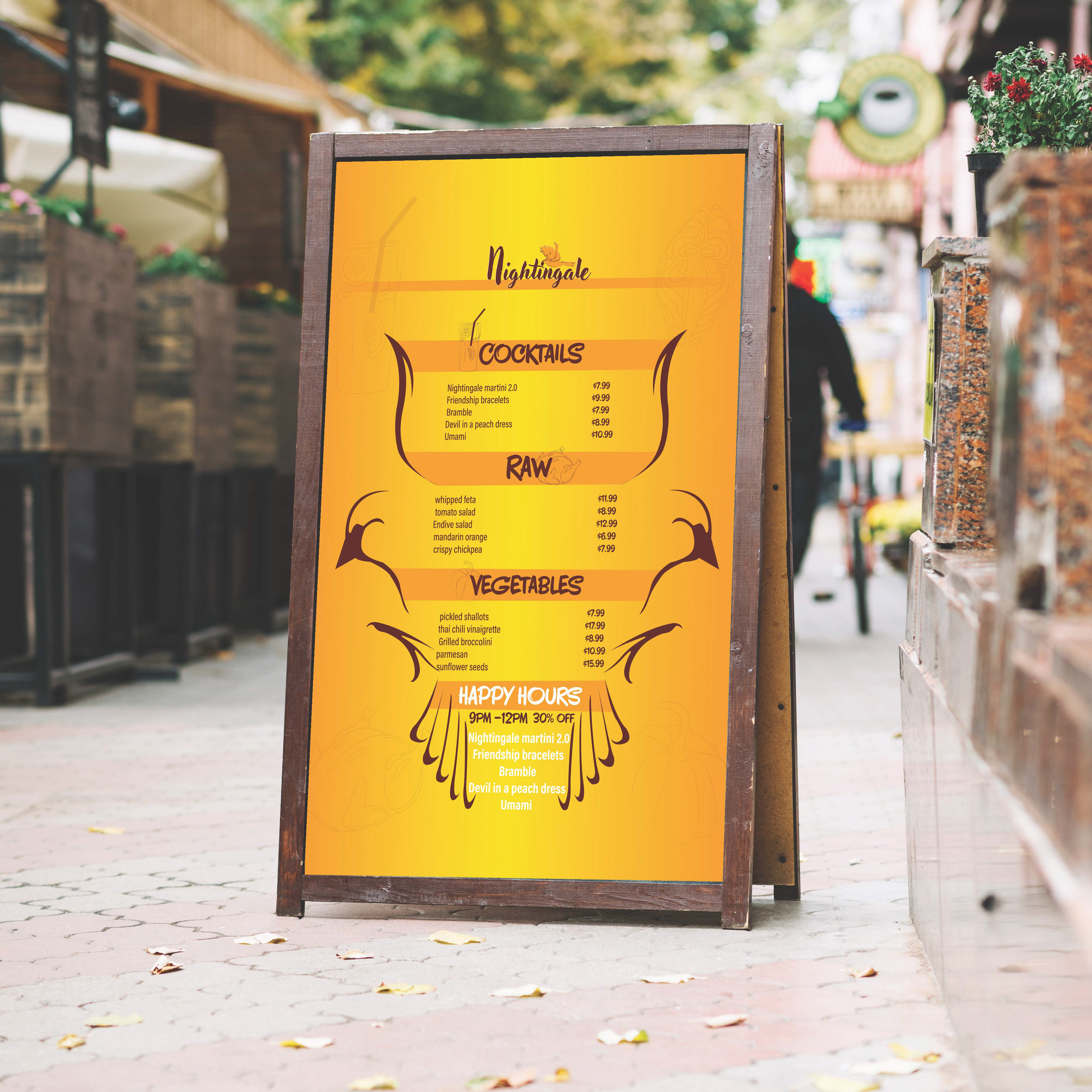 menu board