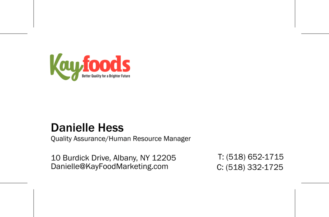 Business Card (Front)