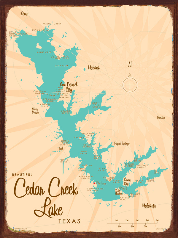 Vintage Map - Lakebound
