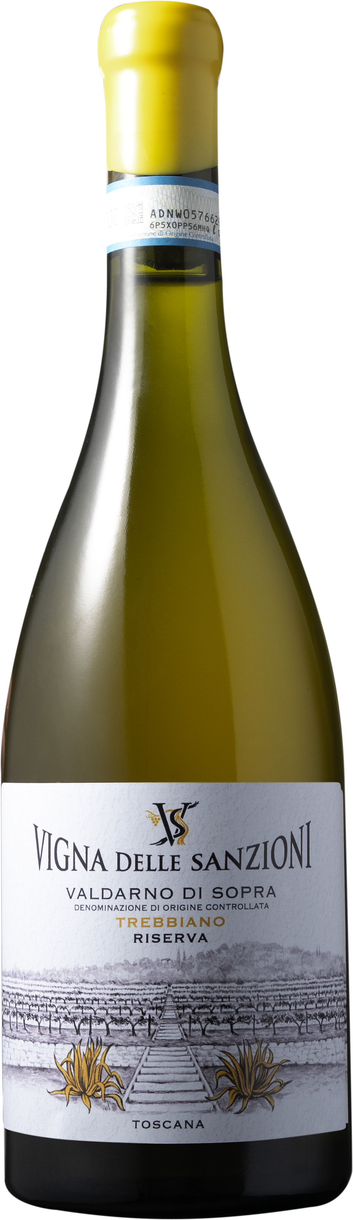 Bottiglia di Vigna delle Sanzioni Valdarno di Sopra Trebbiano Riserva