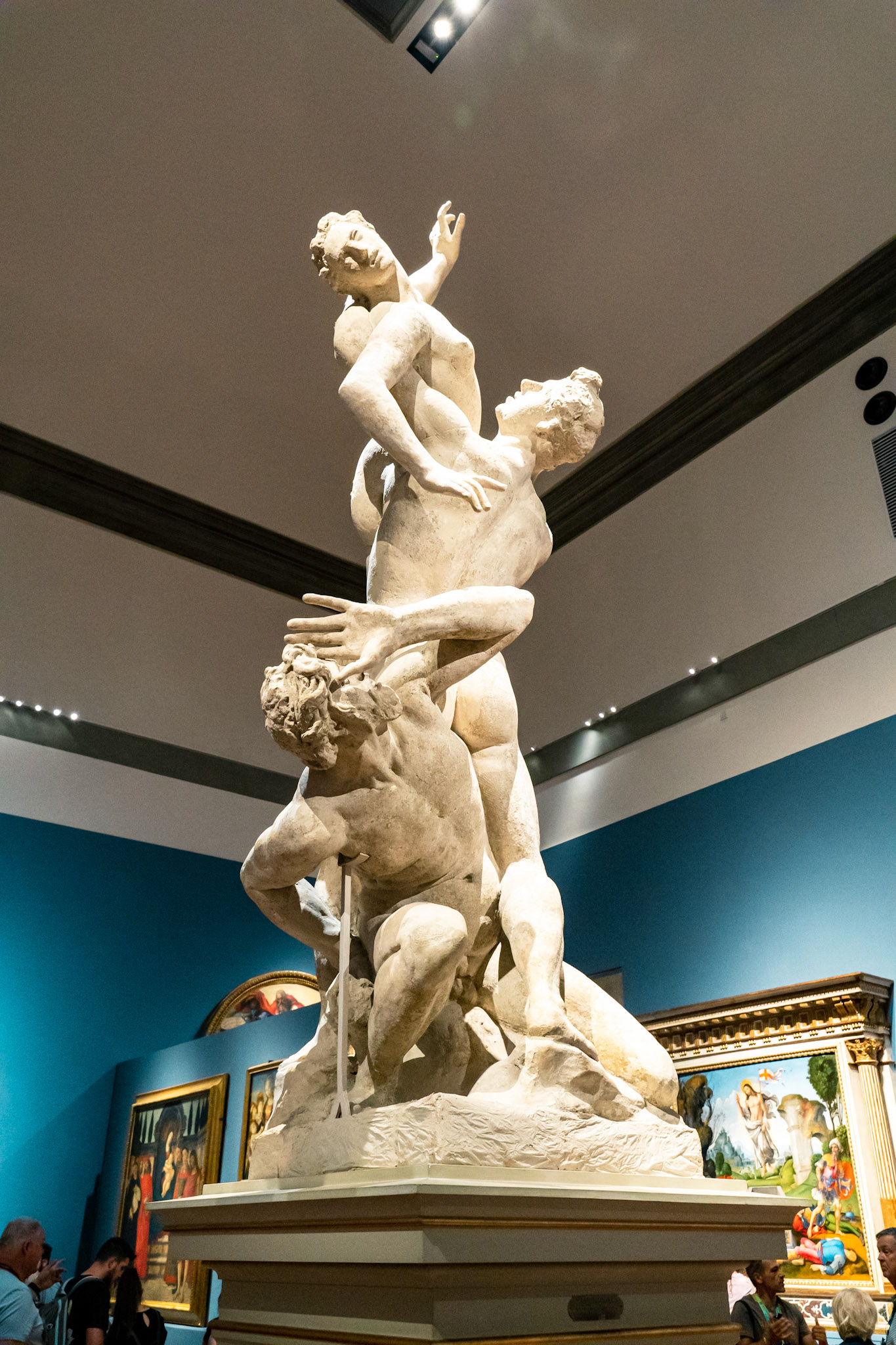 Ratto delle Sabine by Giambologna at the Galleria dell'Accademia