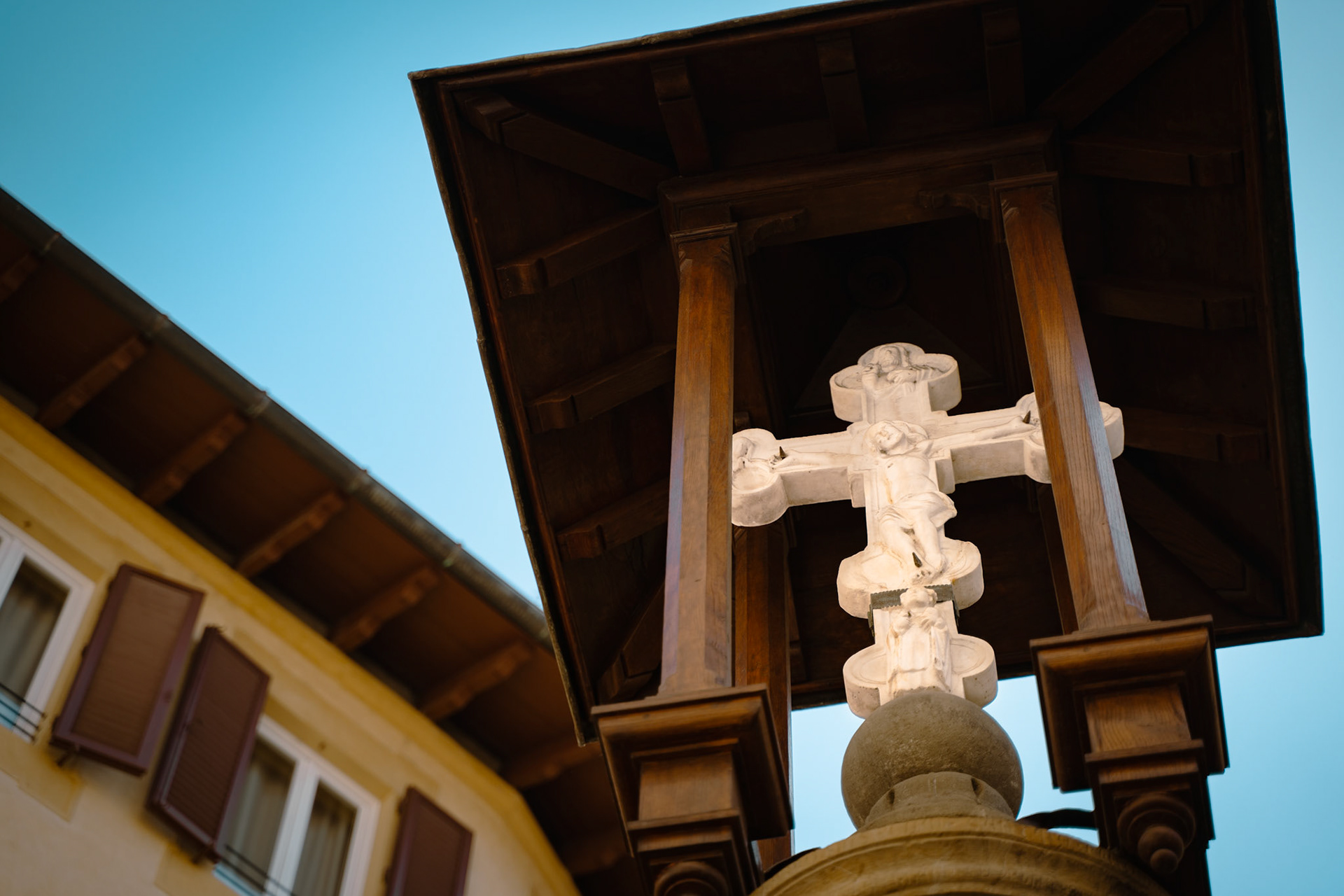 A cross tower found in the streets of Florence