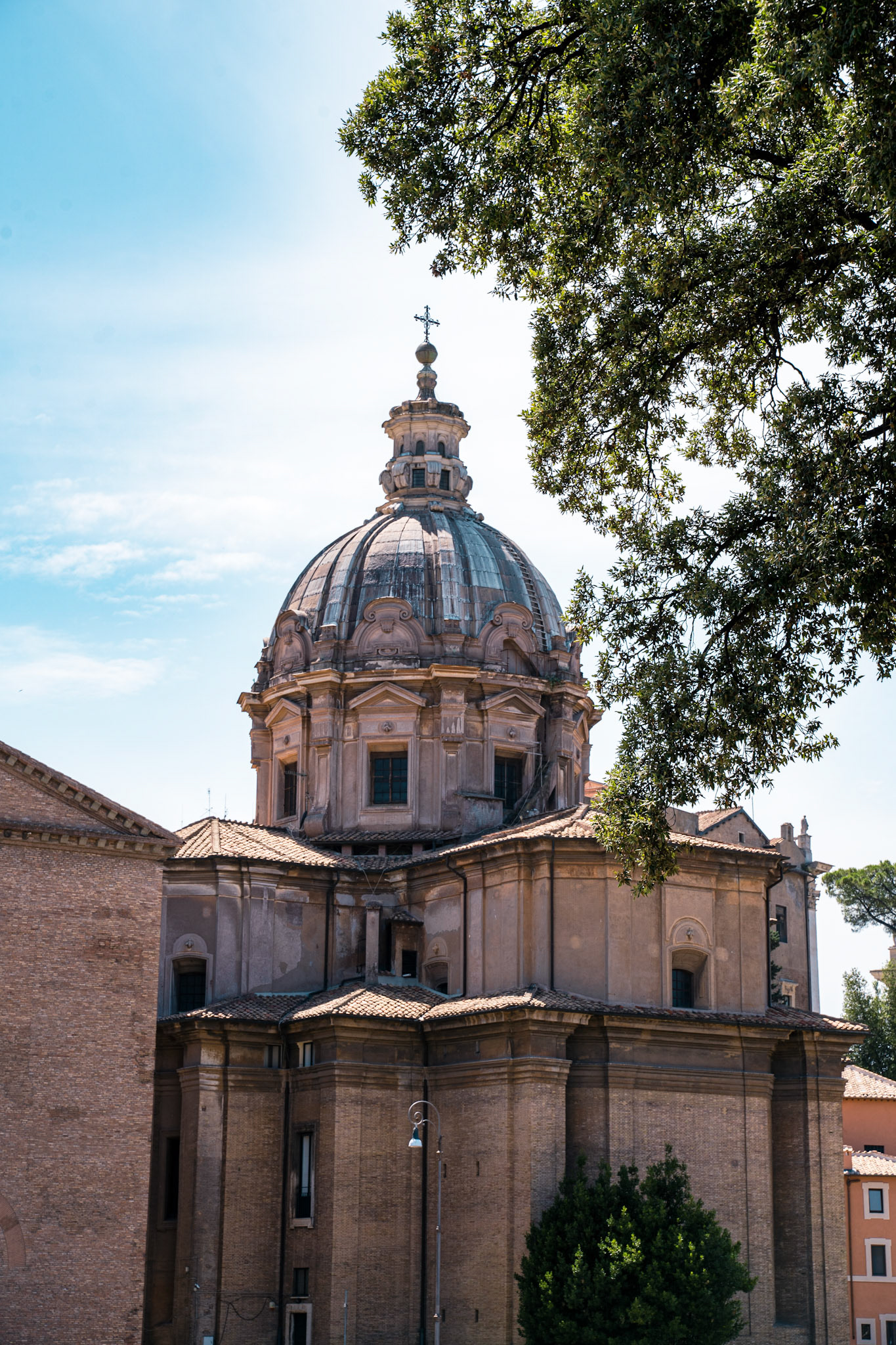 The Church of Santi Luca e Martina