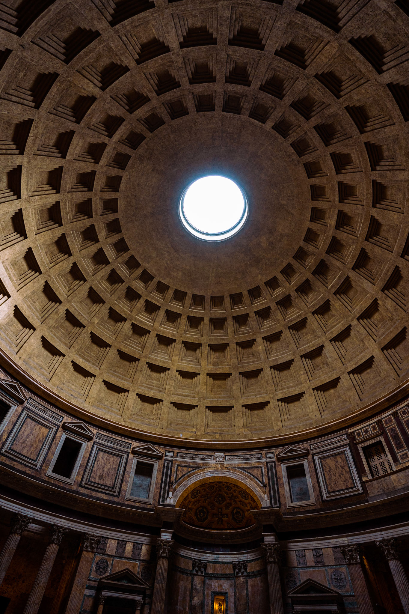 Ceiling inside the Pantheon