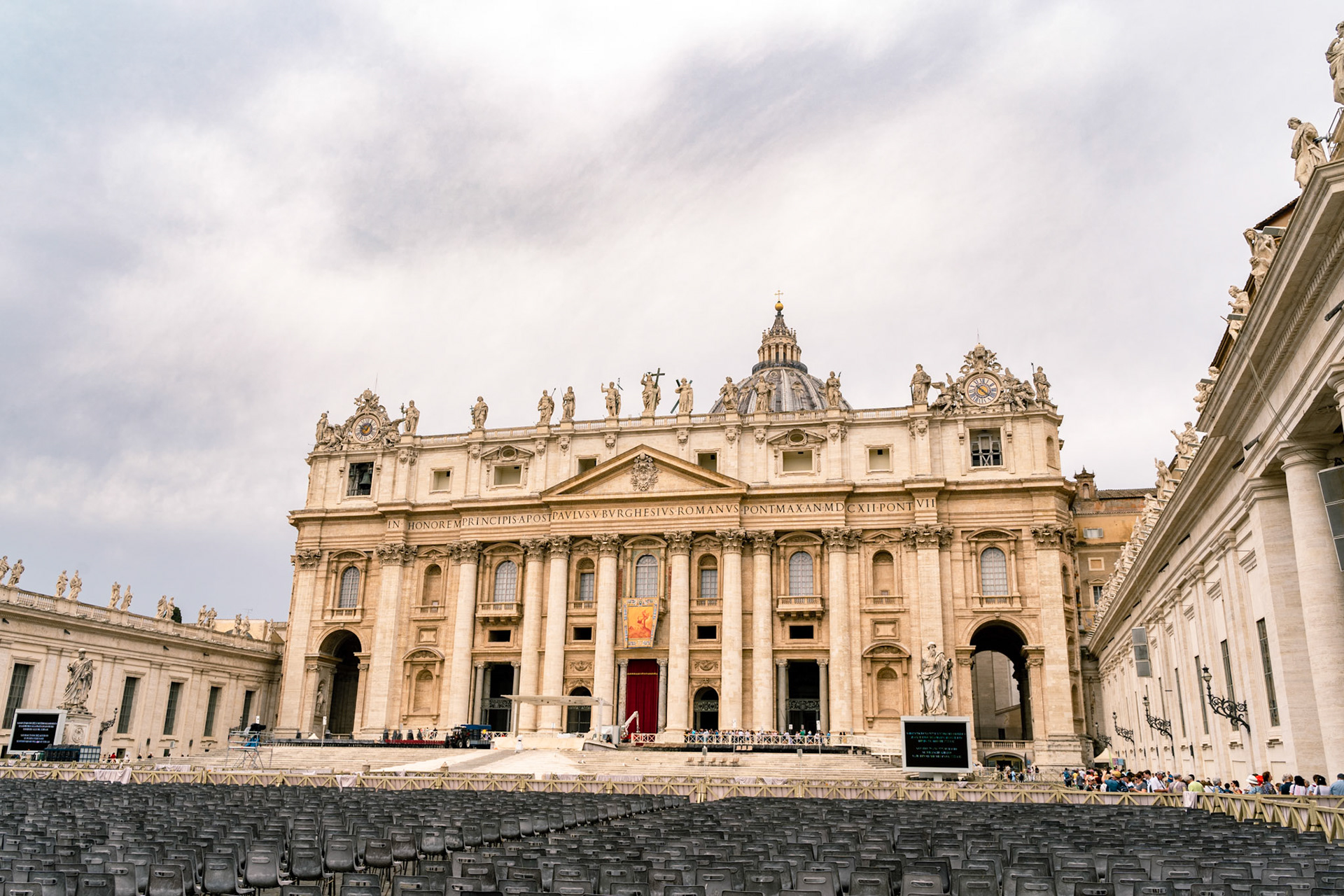 View of St. Peter’s Basilica from St. Peter's Square