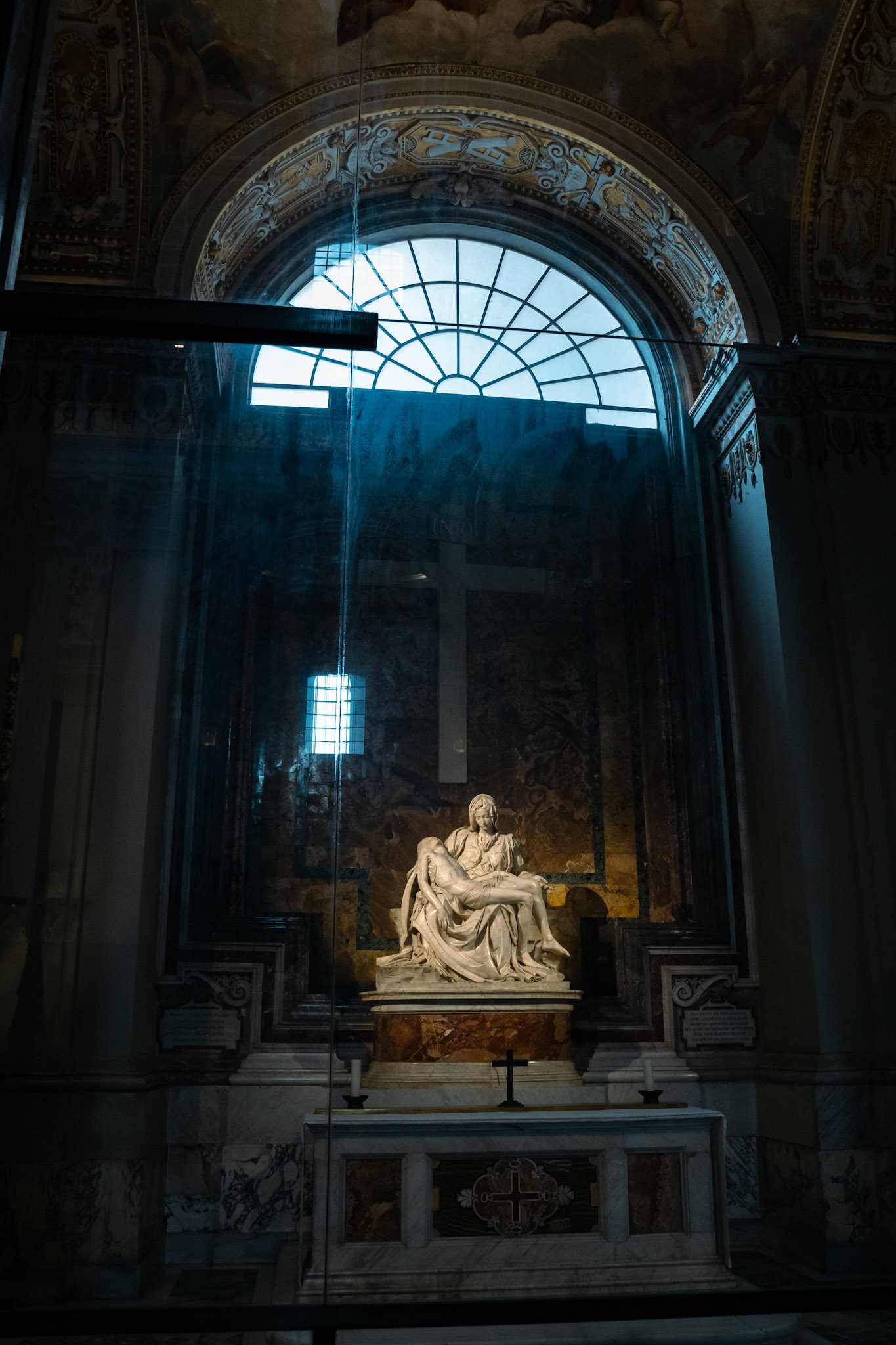 The Pietà by Michelangelo inside St. Peter's Basilica