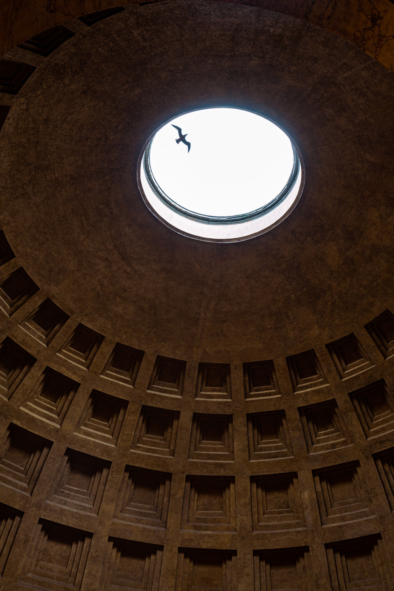 Ceiling inside the Pantheon