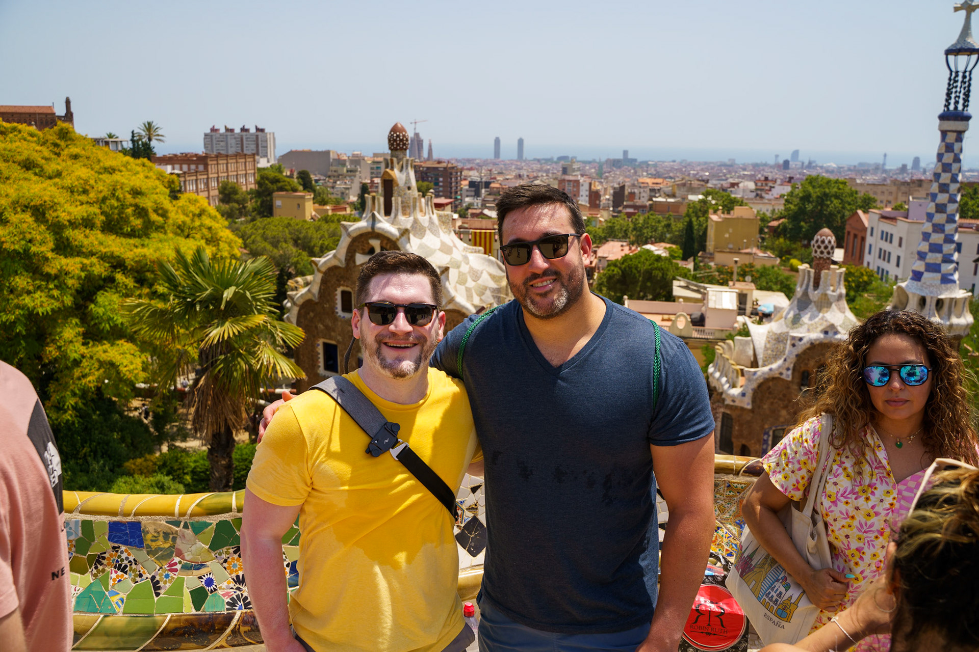 Austin and Dave at Park Güell