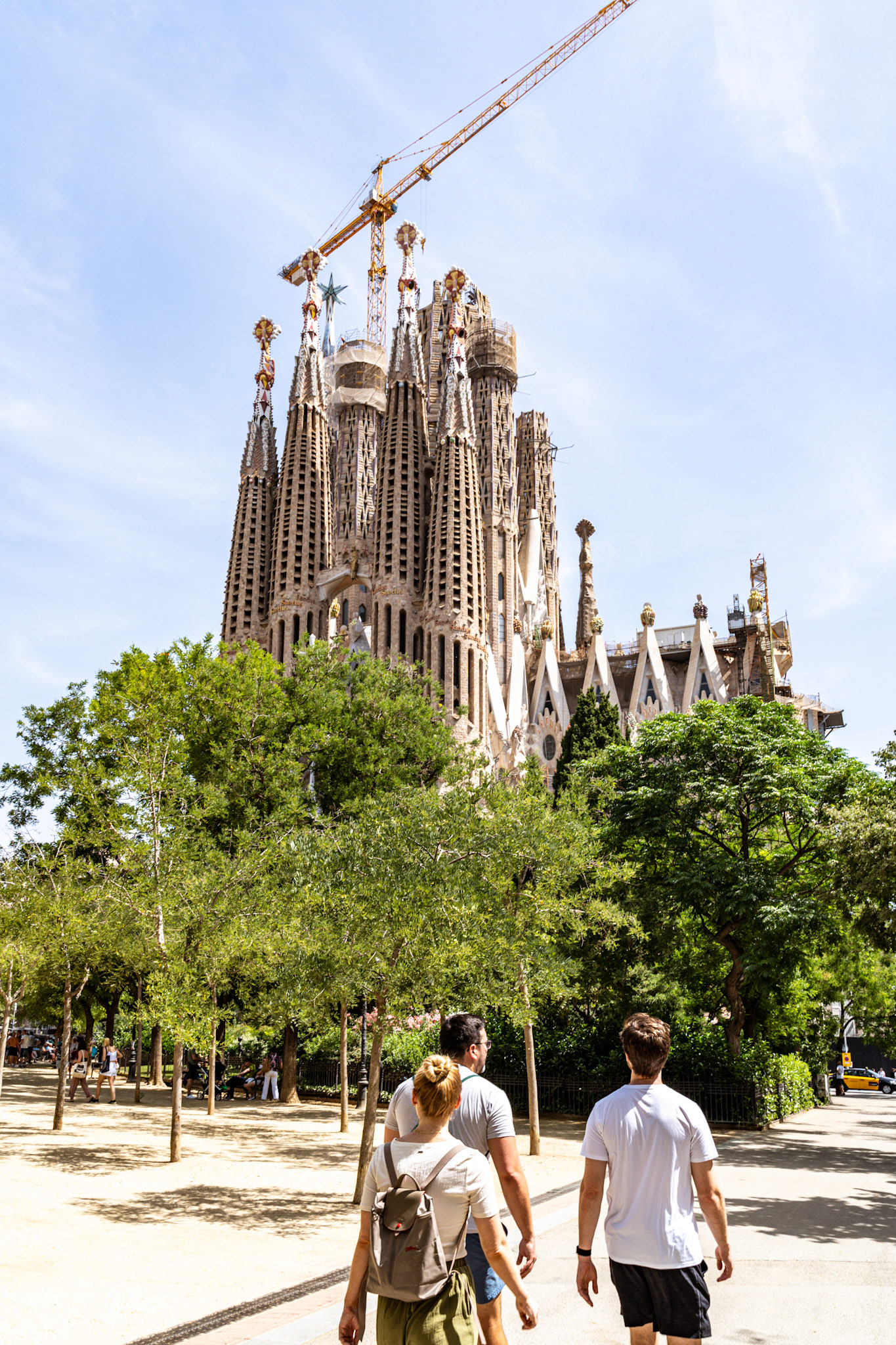 Heading to La Sagrada Família