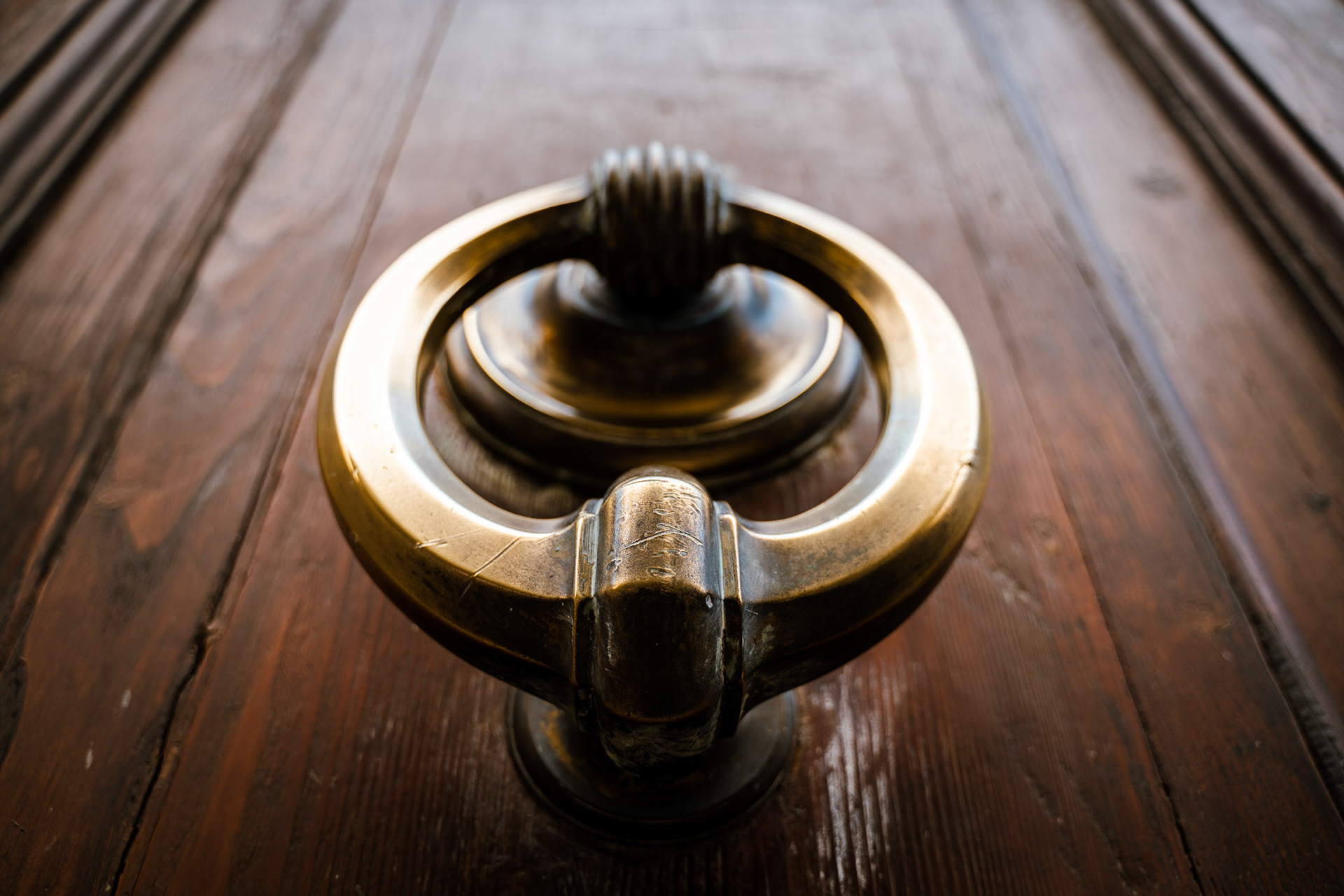 Interesting door knocker found on the streets of Rome