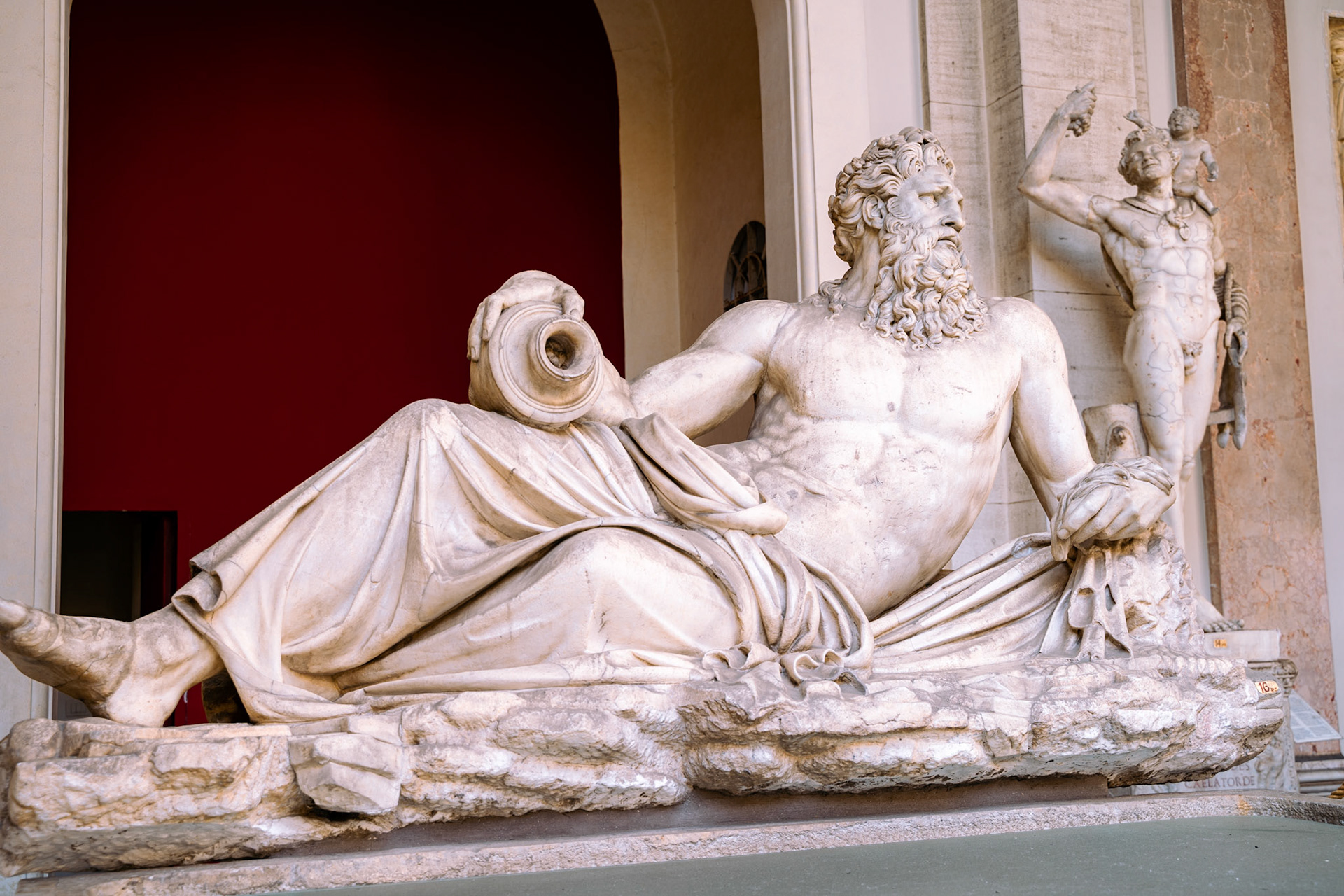 Sculpture inside the Vatican Museums