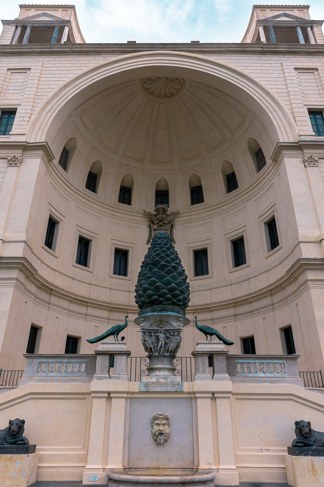 Fontana della Pigna in the Pine Cone Garden of the Vatican