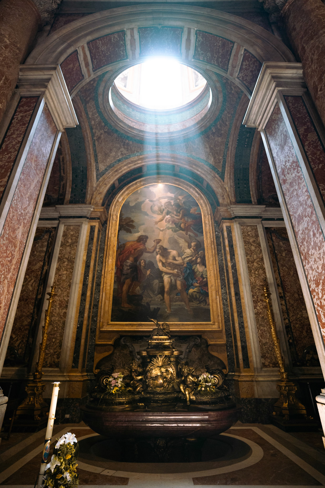 An alter inside St. Peter's Basilica