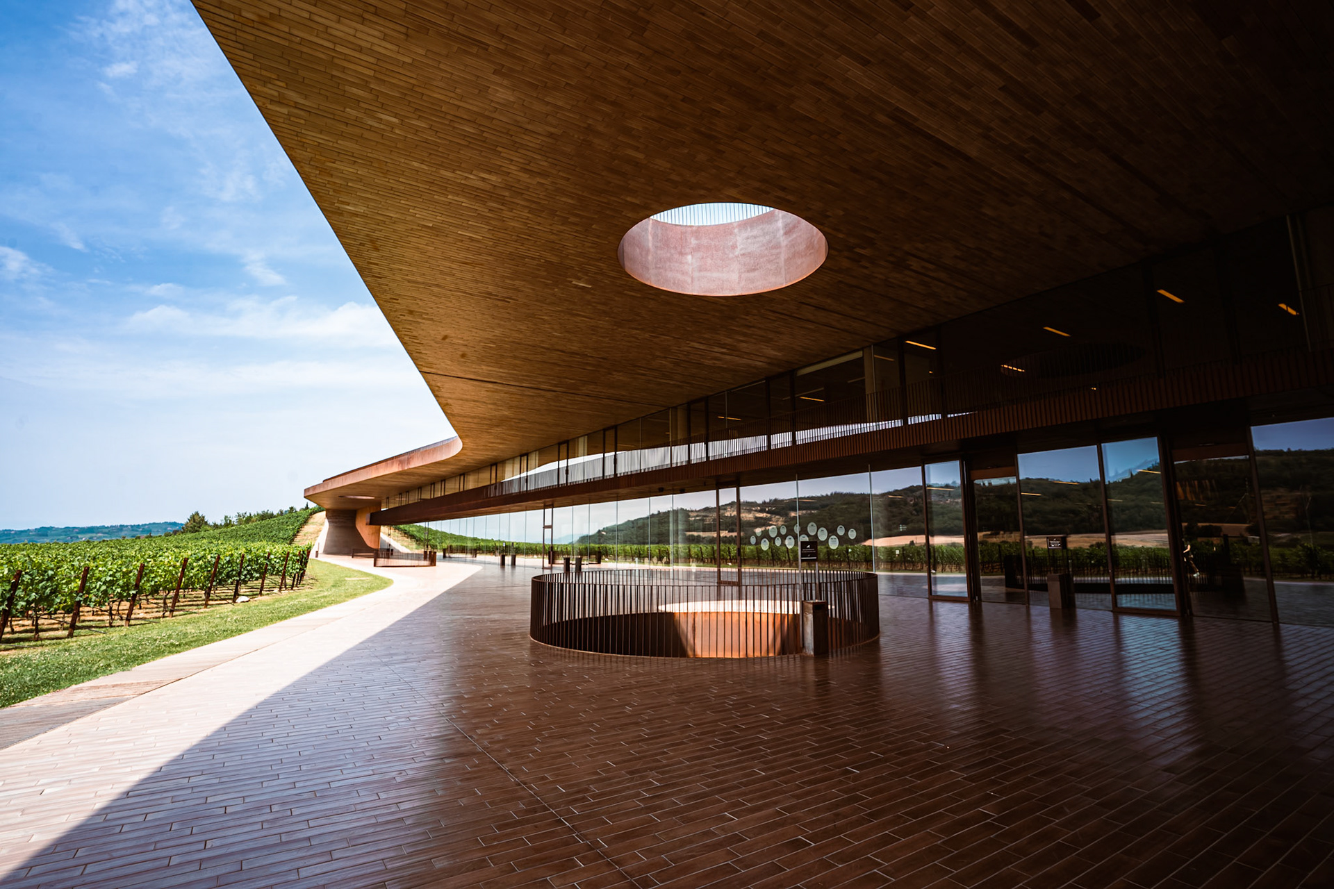 The Antinori nel Chianti Classico vineyard building