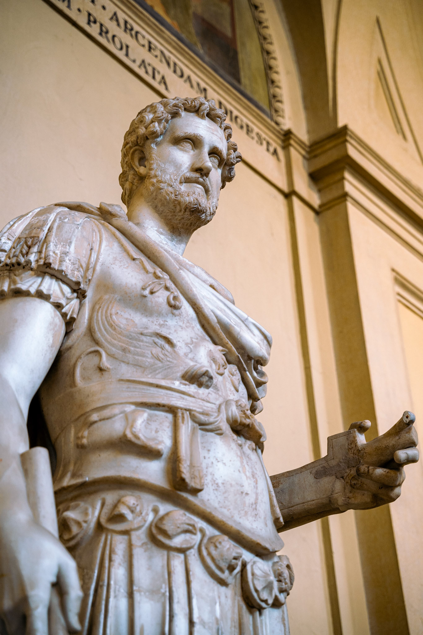 Sculpture inside the Vatican Museums