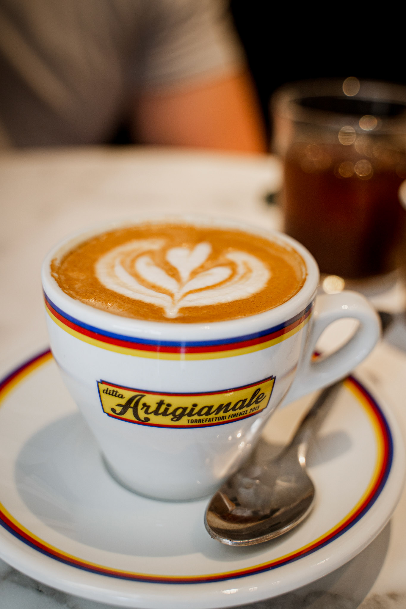 An Italian cappuccino
