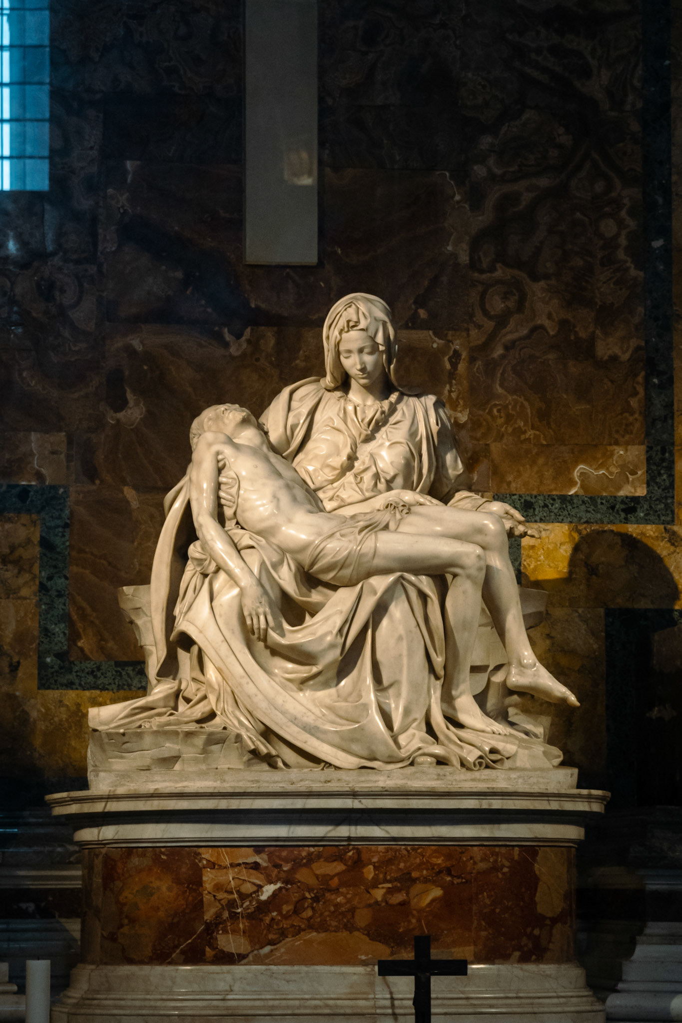 The Pietà by Michelangelo inside St. Peter's Basilica