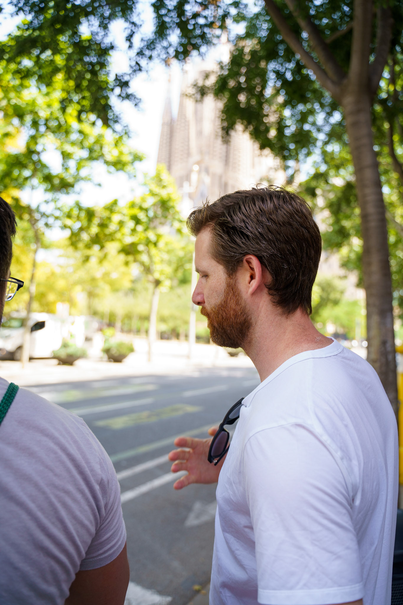 Heading to La Sagrada Família