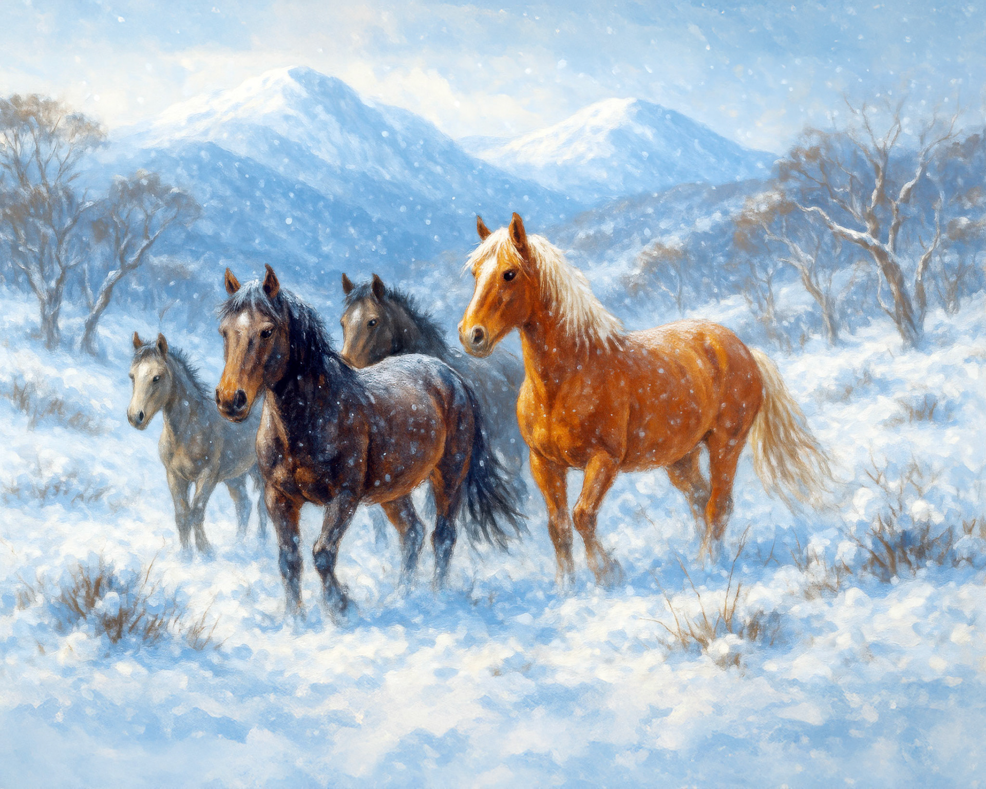 Snowbound Herd