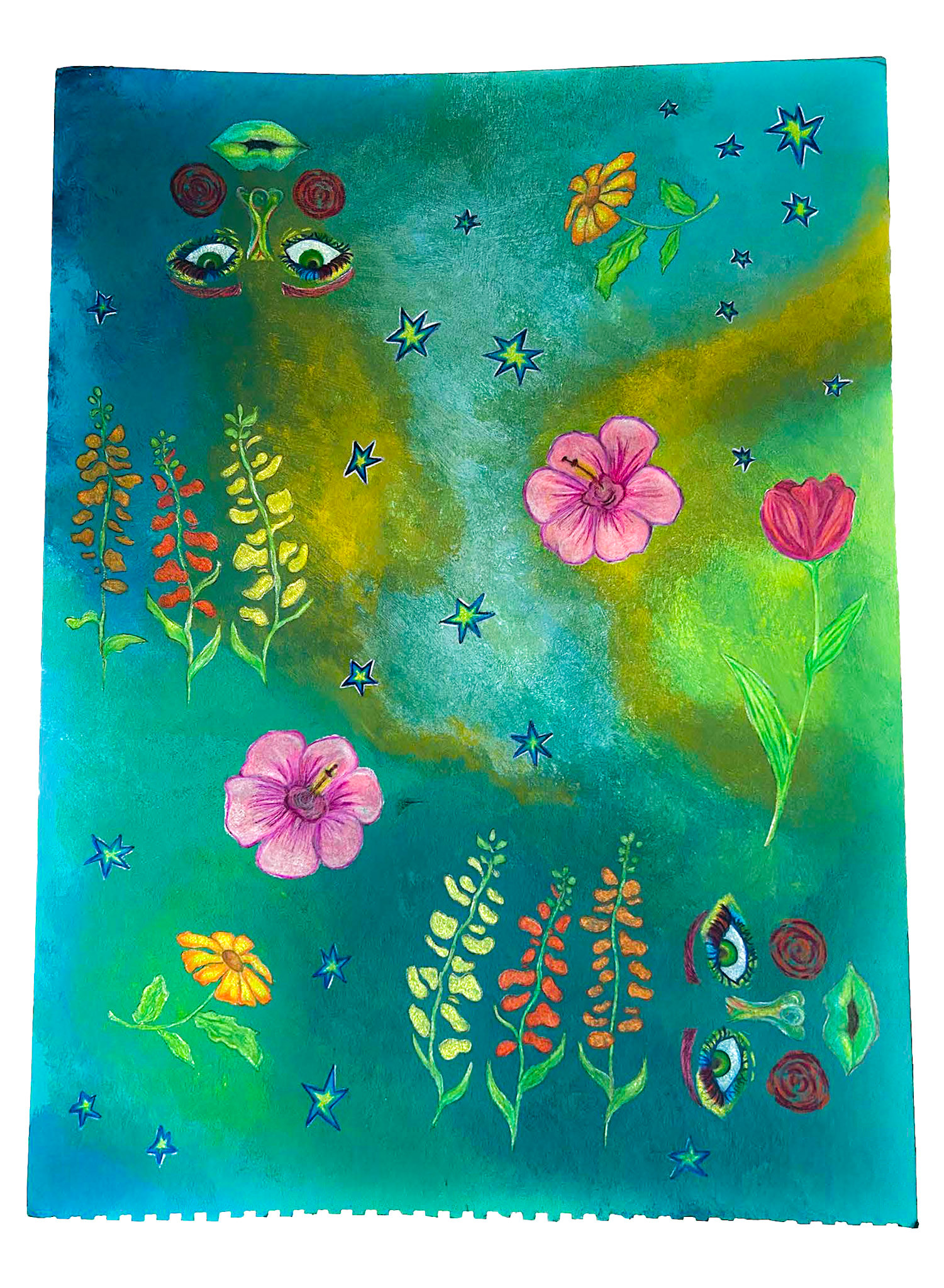 Celestial Garden Faces