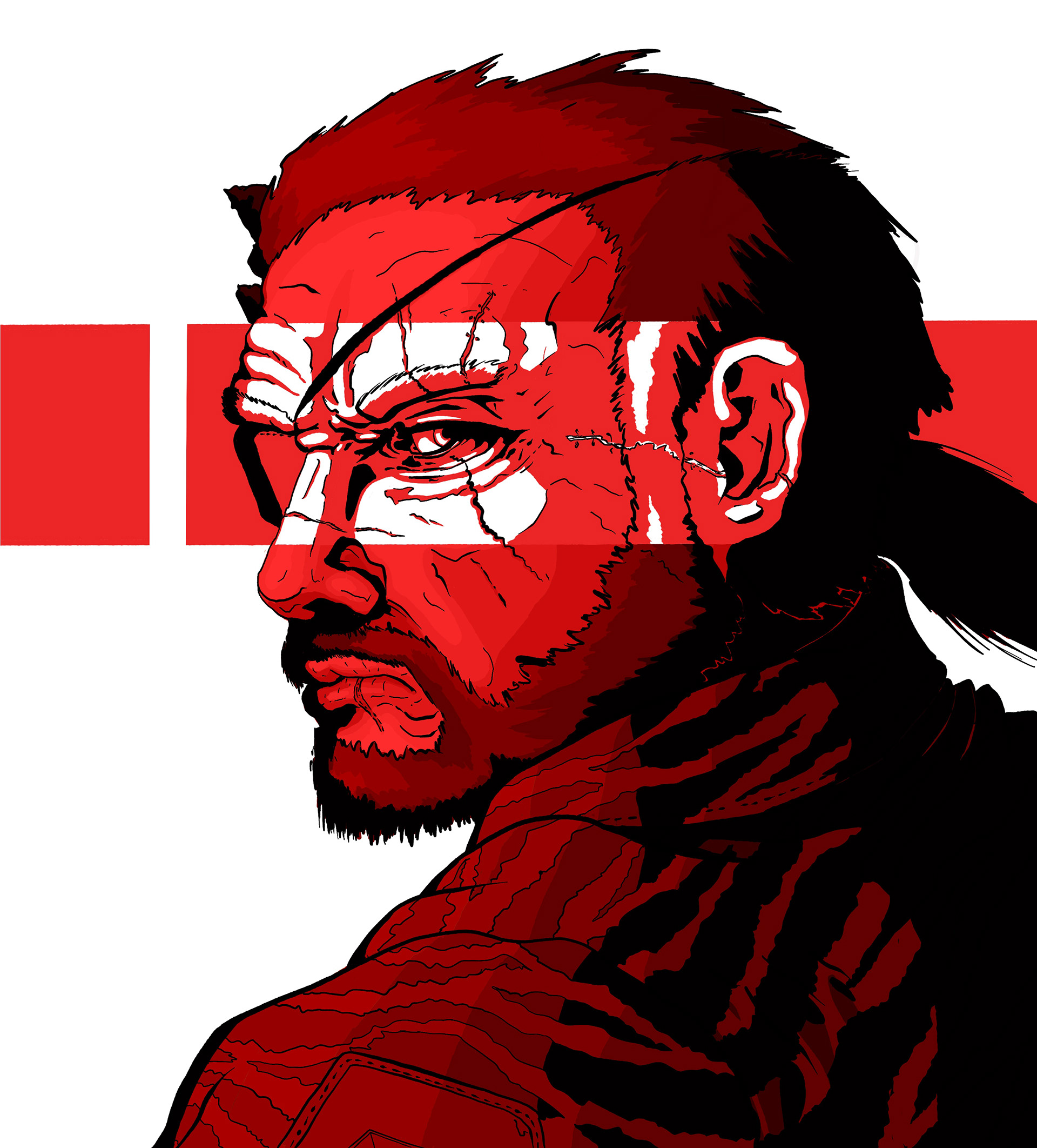Private commission of Snake from Metal Gear Solid V.