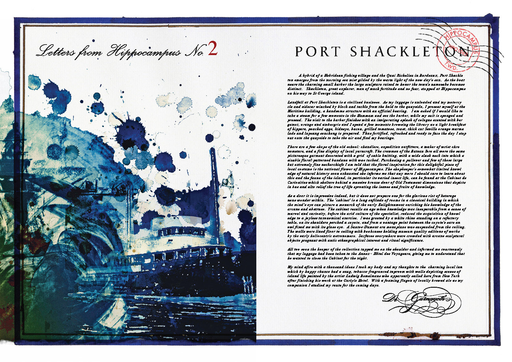 Letters From Hippocampus Sample Spread
