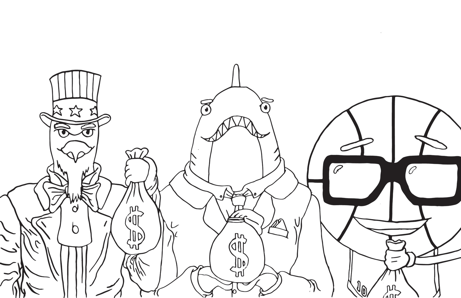 Unit cover illustration example (Unit 6: Student Loans)