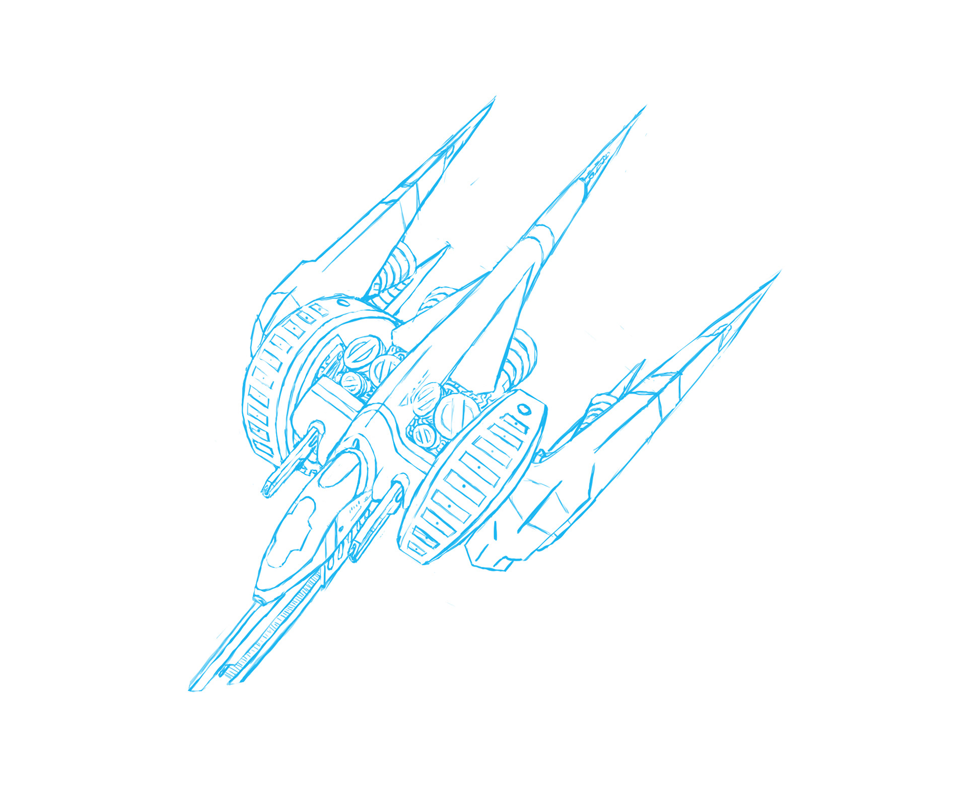 Design for Corvid fighter craft