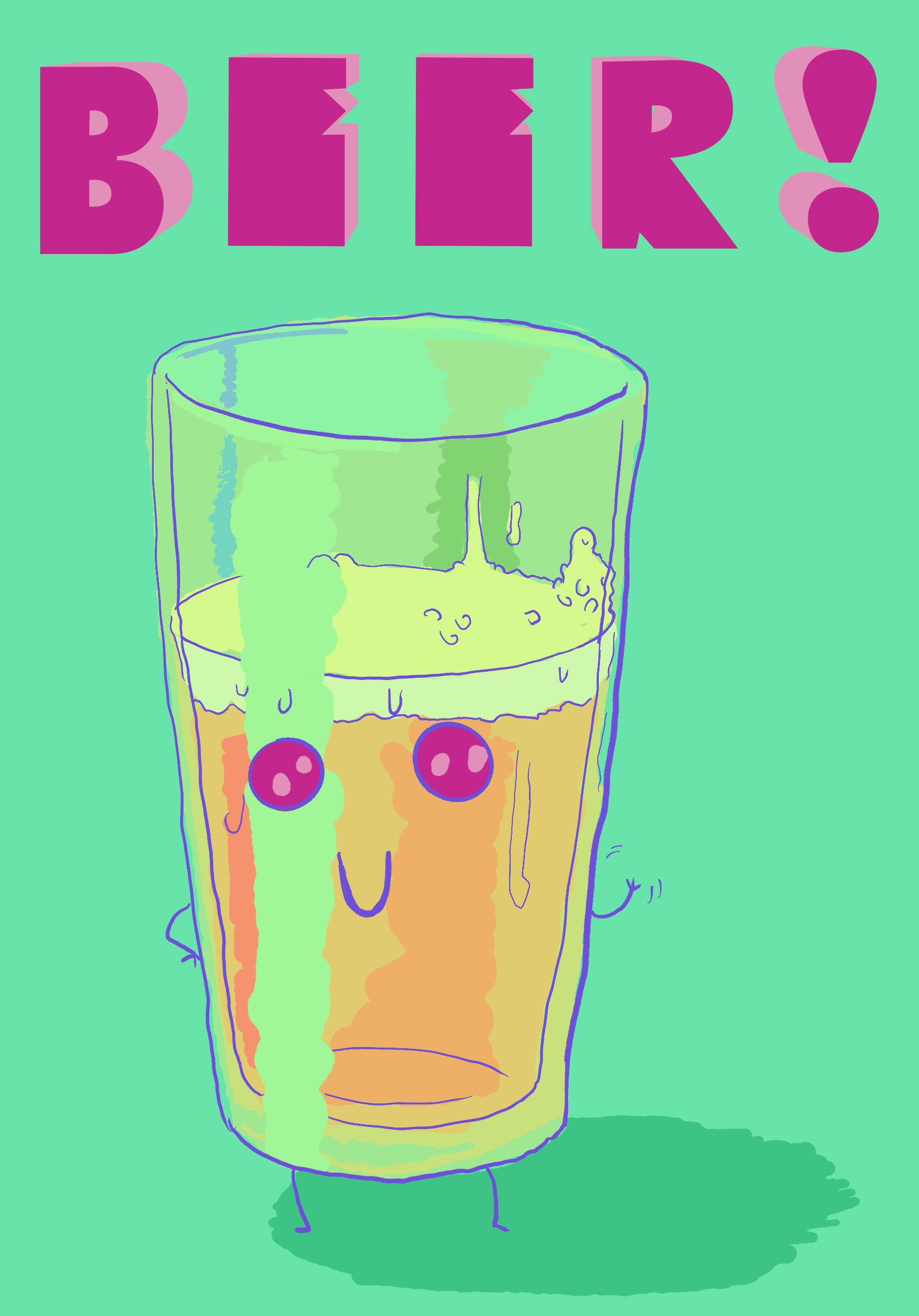 Private commission of a beer.